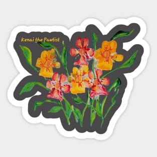 Kenai oranges Sticker